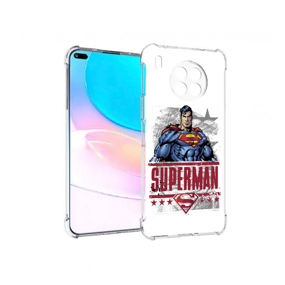 Чехол задняя-панель-накладка-бампер MyPads рисунок супермен для Huawei Nova 8i