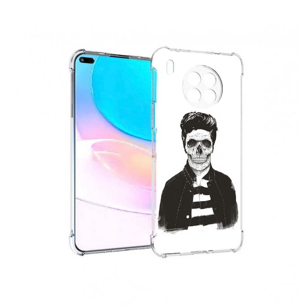Чехол задняя-панель-накладка-бампер MyPads скелет для Huawei Nova 8i