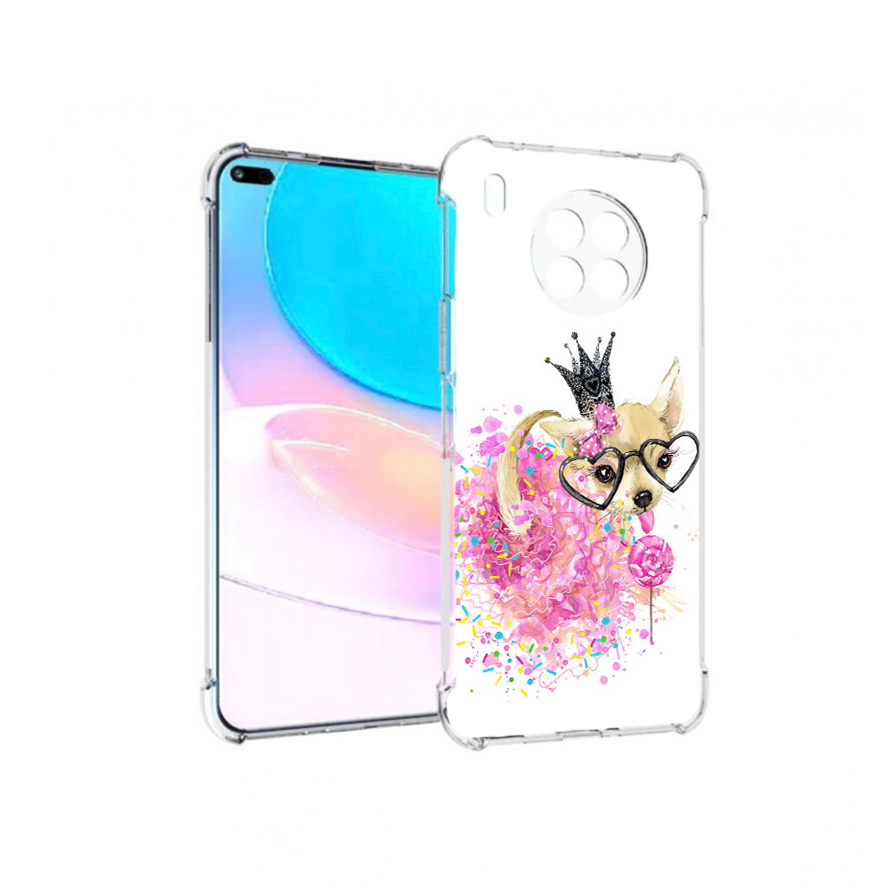 

Чехол задняя-панель-накладка-бампер MyPads сладкая принцесса для Huawei Nova 8i, Прозрачный, Tocco