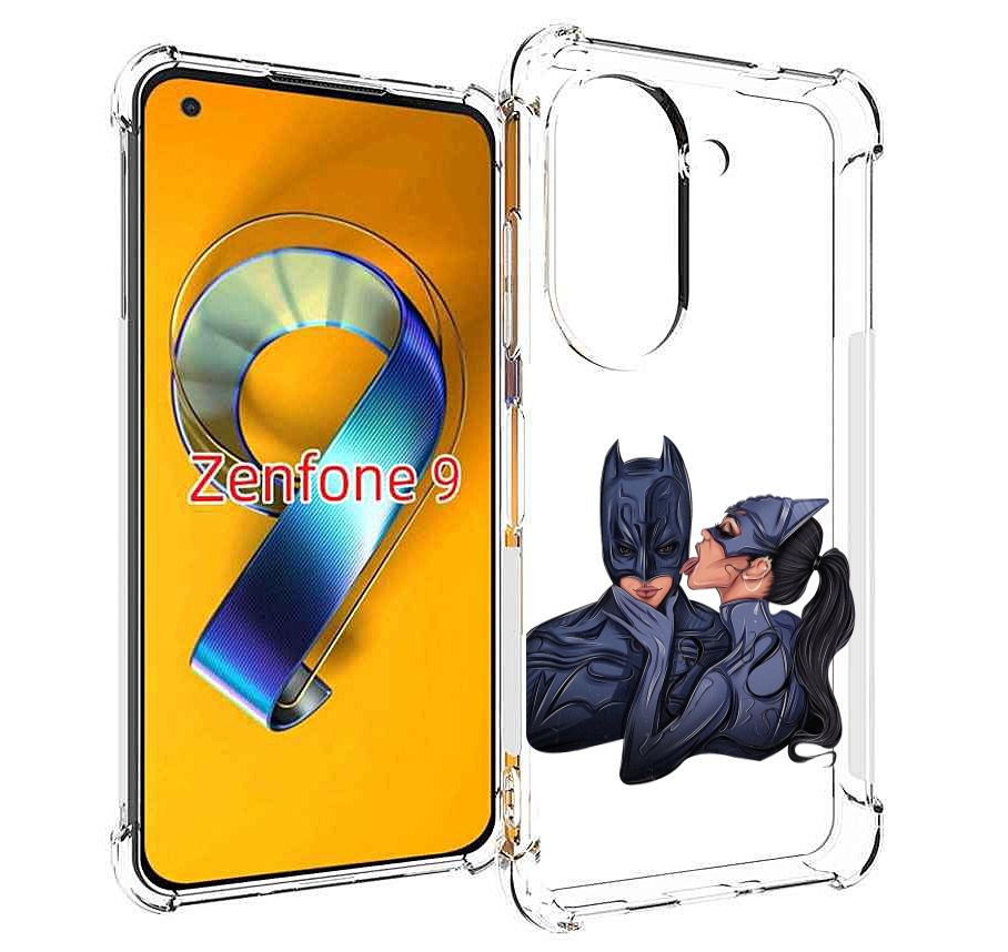 

Чехол MyPads бетман-и-кошка для Asus Zenfone 9 (AI2202), Прозрачный, Tocco