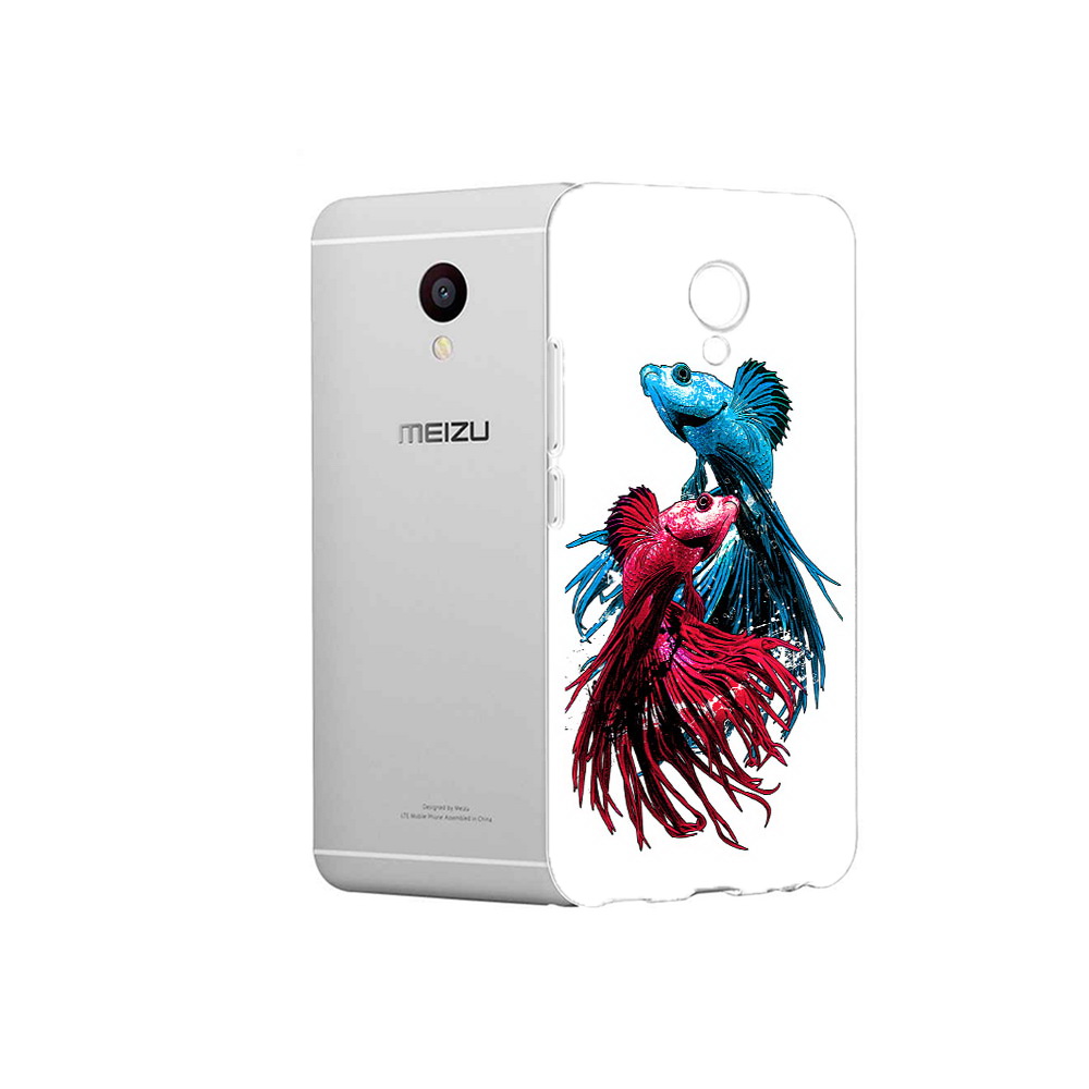 

Чехол MyPads Tocco для Meizu M3 рыбы петушки (PT46043.81.592), Прозрачный, Tocco