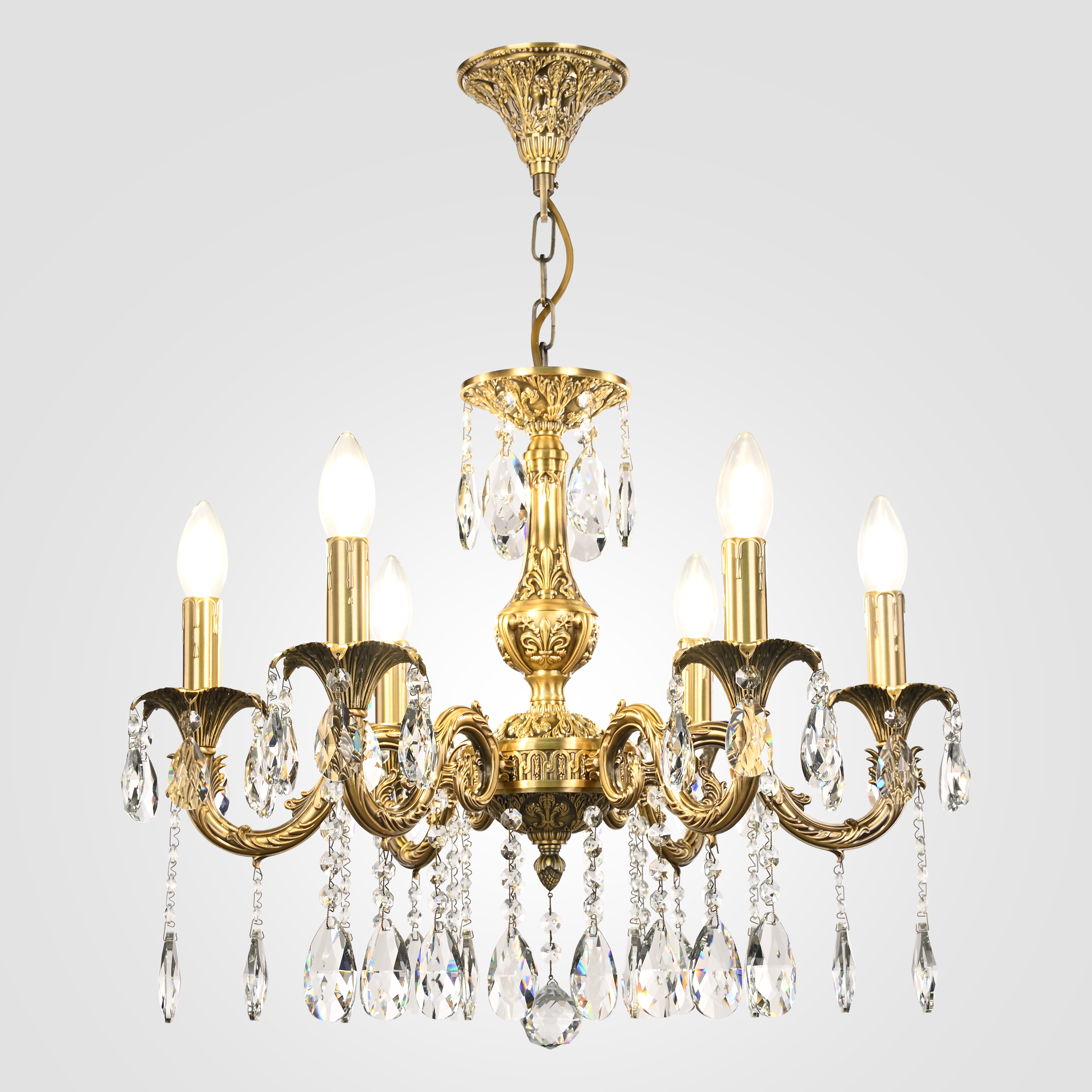 

Люстра подвесная хрустальная Bohemia Ivele Crystal AL791016175 A FP, AL79101/6/175 A FP