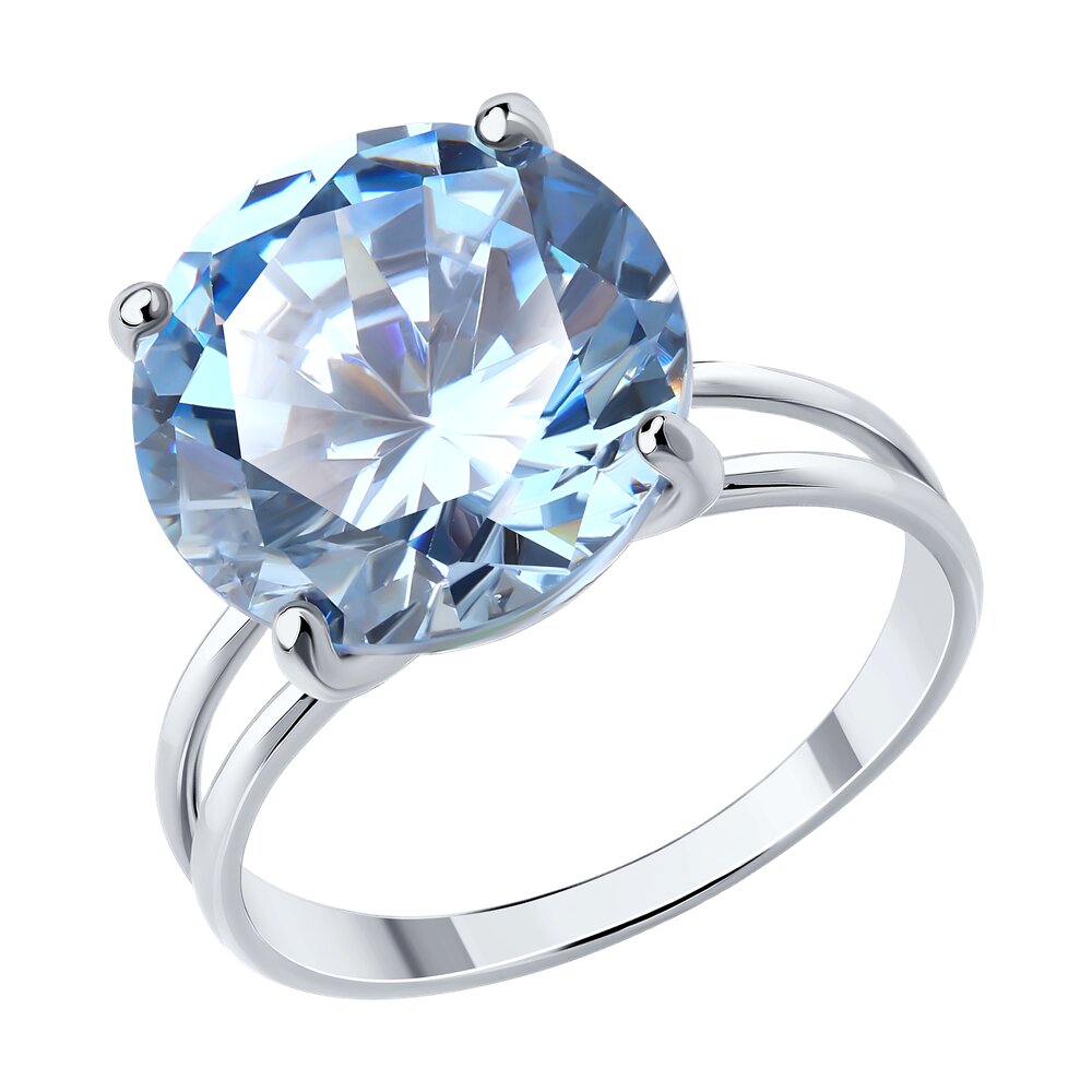 

Кольцо из серебра р. 20 SOKOLOV 94014256, фианит, 94014256