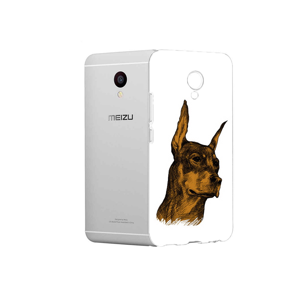 

Чехол MyPads Tocco для Meizu M3 скетч доберман (PT46043.81.605), Прозрачный, Tocco
