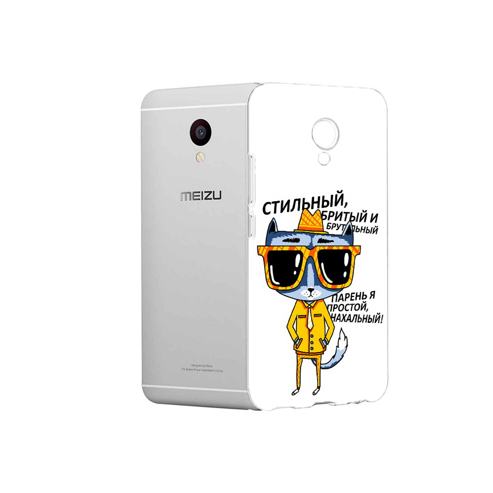 

Чехол MyPads Tocco для Meizu M3 стильный кот (PT46043.81.625), Прозрачный, Tocco