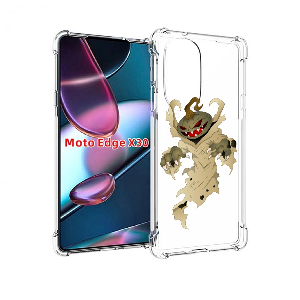 

Чехол MyPads призрак хэллоуина для Motorola Moto Edge X30, Прозрачный, Tocco