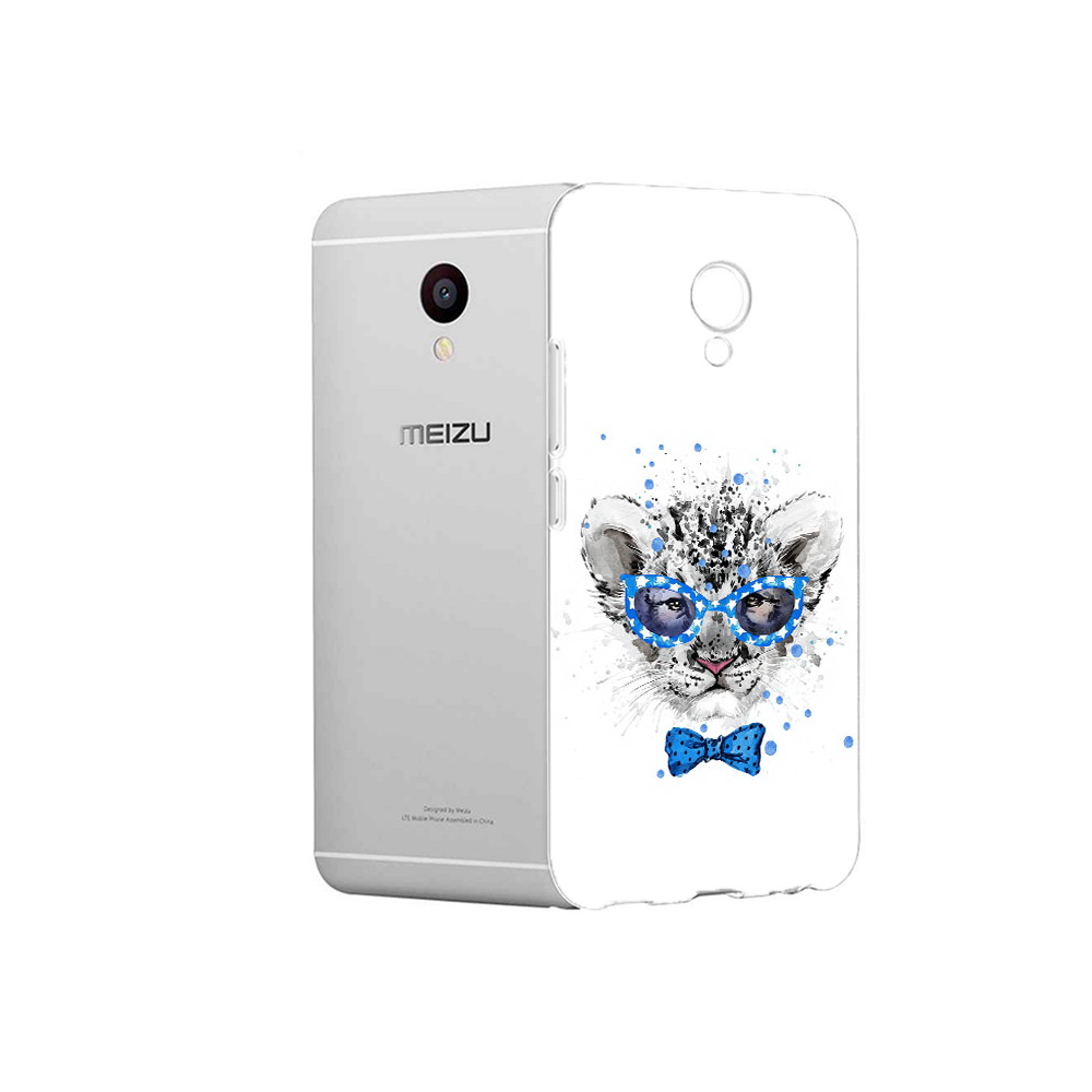 

Чехол MyPads Tocco для Meizu M3 тигренок с бабочкой (PT46043.81.642), Прозрачный, Tocco