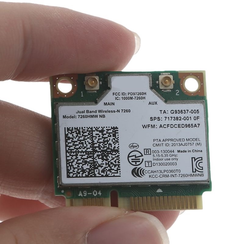 

Приемник Wi-Fi NoBrand Mini PCI-e 802.11n, Зеленый;белый