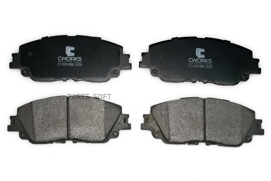 

Тормозные колодки CWORKS передние Low Metallic C11CR1098