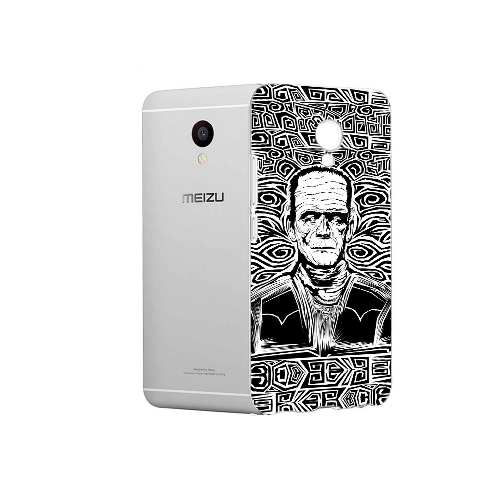 

Чехол MyPads Tocco для Meizu M3 франкенштейн черно белый (PT46043.81.661), Прозрачный, Tocco