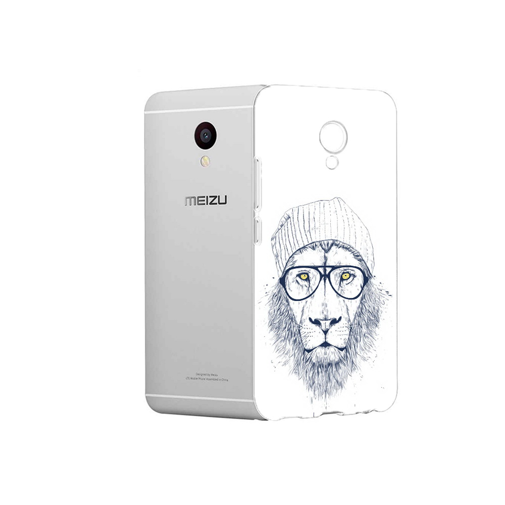 

Чехол MyPads Tocco для Meizu M3 хиппи лев (PT46043.81.663), Прозрачный, Tocco