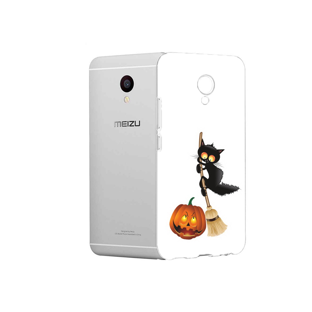 

Чехол MyPads Tocco для Meizu M3 хэлуинский котик (PT46043.81.667), Прозрачный, Tocco