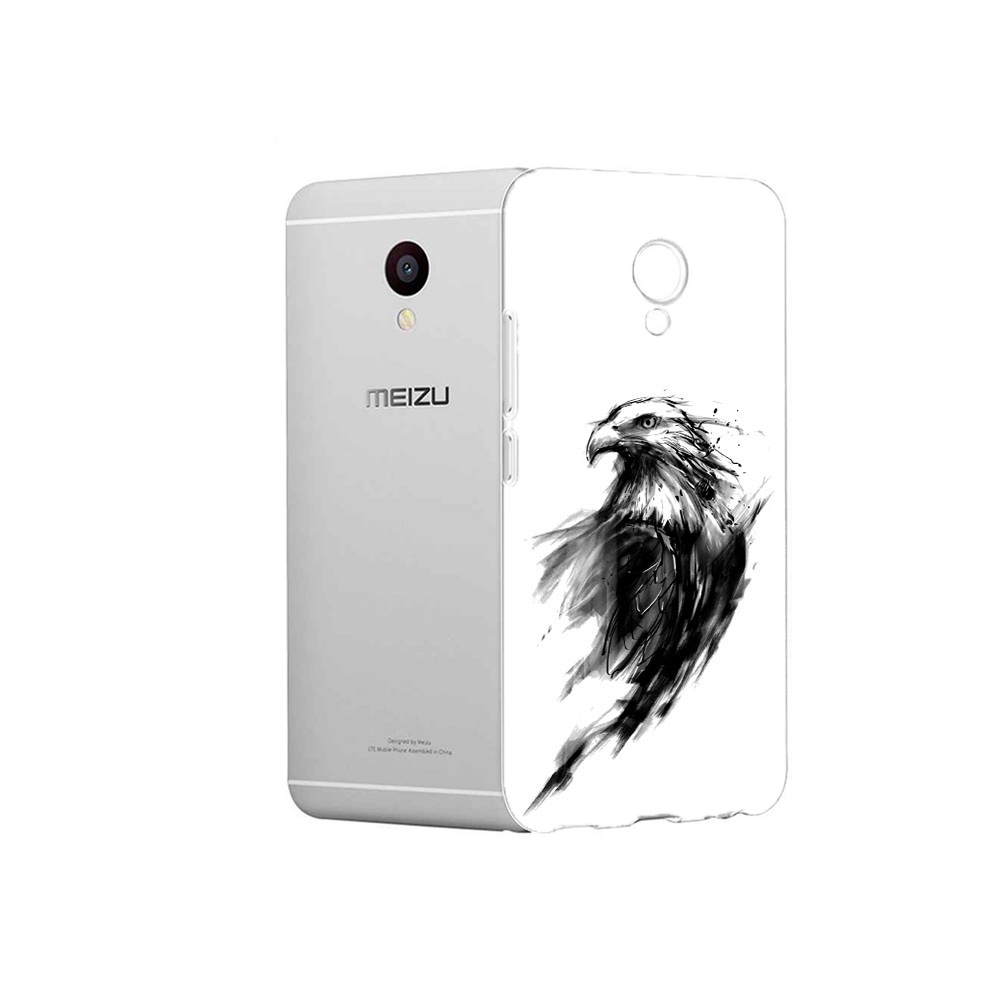 

Чехол MyPads Tocco для Meizu M3 чб птица (PT46043.81.670), Прозрачный, Tocco