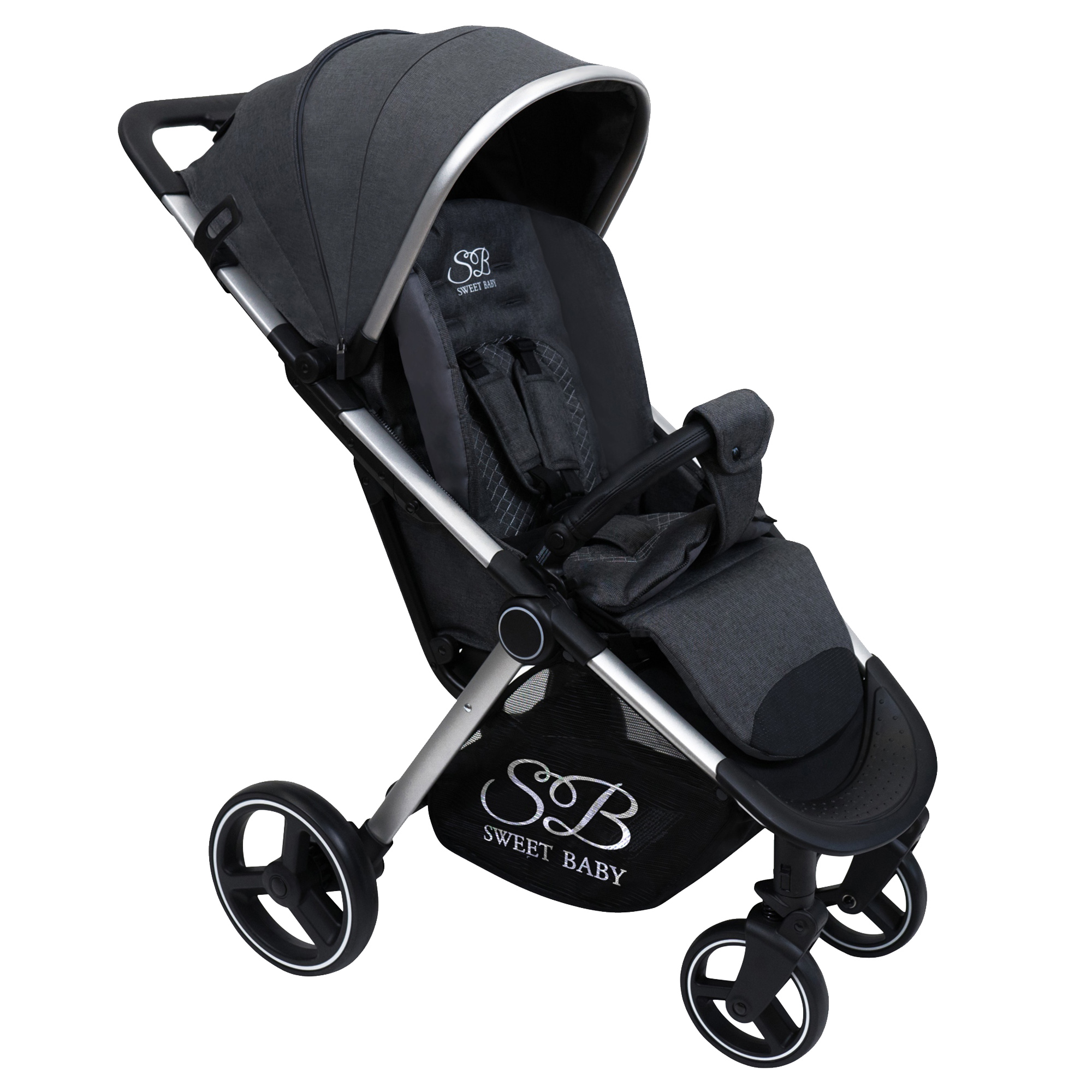 

Прогулочная коляска Sweet Baby Suburban Compatto Light Gray, Suburban Compatto