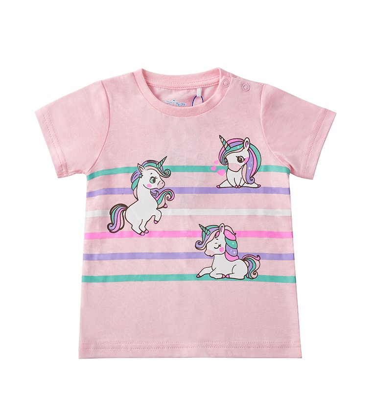 

Футболка Kari Baby AW23B05203502, розовый, 80, 214690