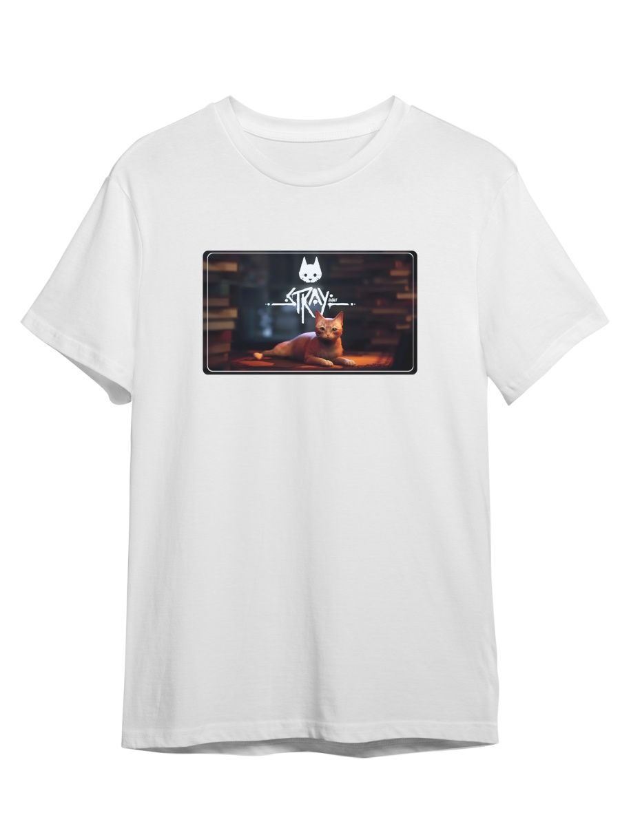 

Футболка унисекс СувенирShop Stray/Стрей 5 белая S (44-46), Белый, "Stray/Стрей" 5