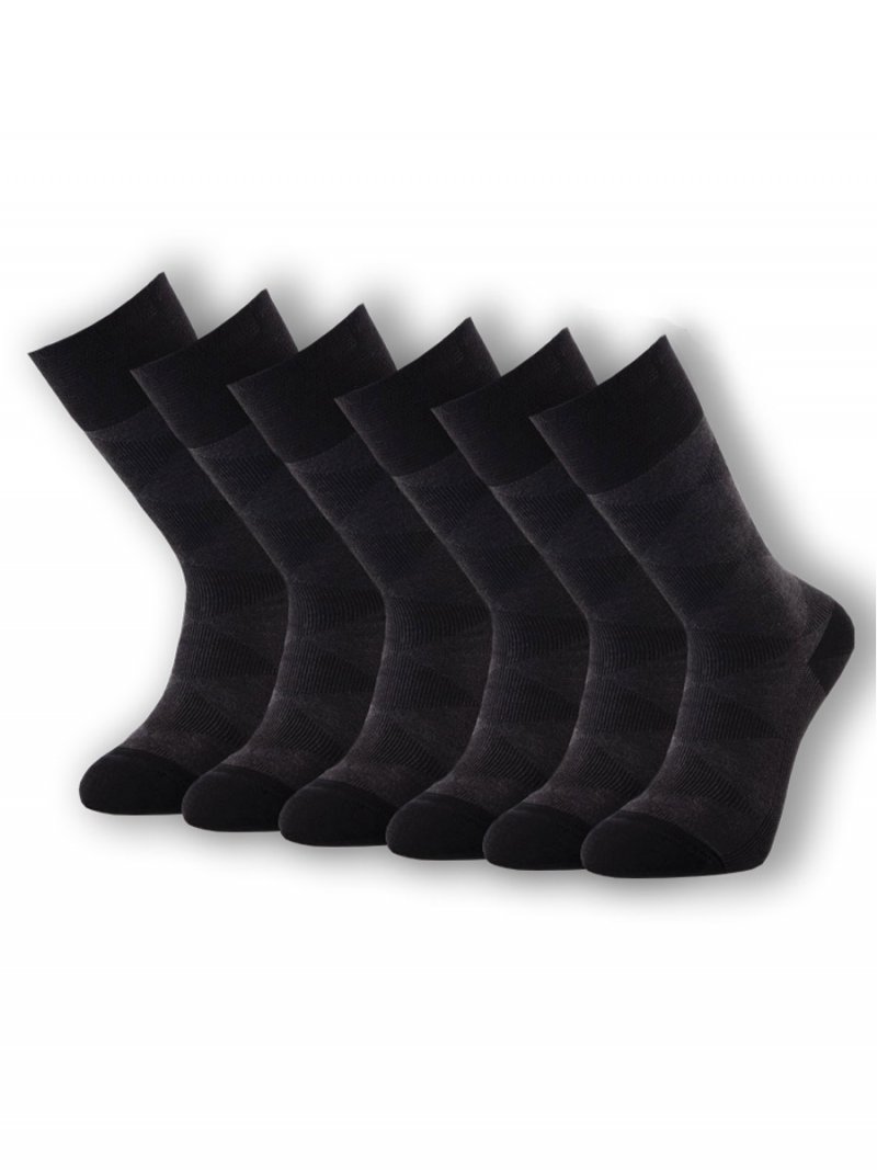 фото Комплект носков мужских mudomay my17585-1 черных 41-45