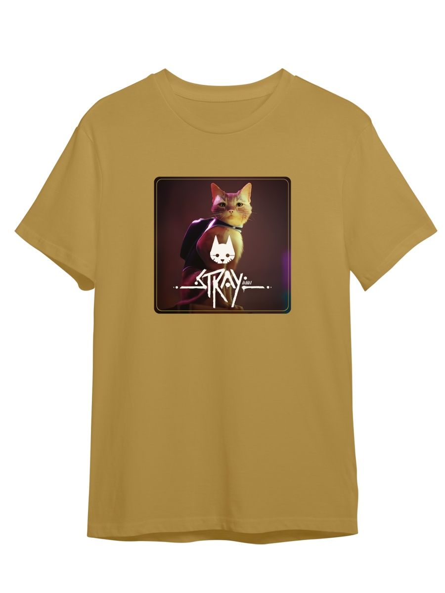 

Футболка унисекс СувенирShop Stray/Стрей 6 желтая XL (50-52), "Stray/Стрей" 6