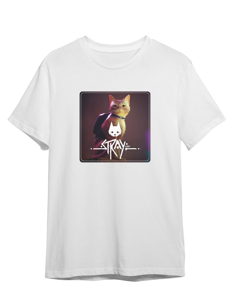 

Футболка унисекс СувенирShop Stray/Стрей 6 белая 2XL (52-54), Белый, "Stray/Стрей" 6