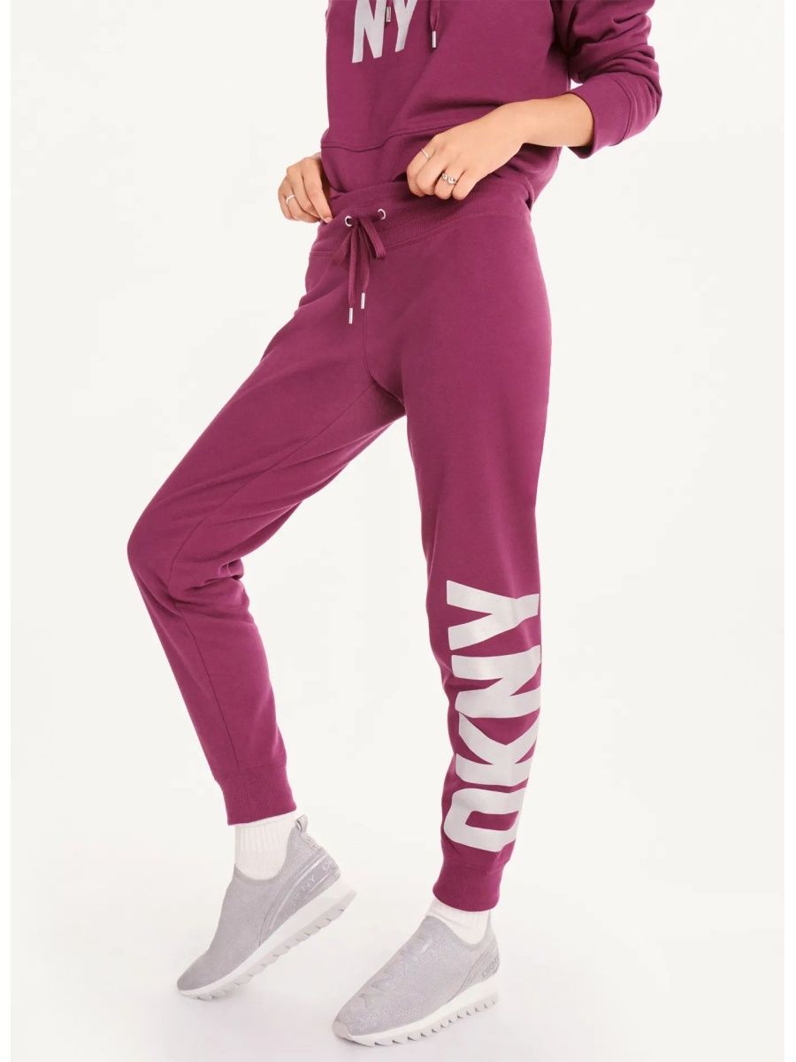 Спортивные брюки женские DKNY DP2P1251 фиолетовые L