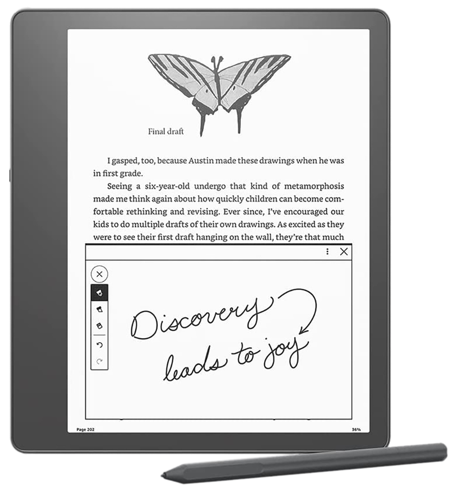 

Электронная книга Amazon Kindle Scribe 16Gb Basic Pen, Серый, Kindle Scribe 16Gb Basic Pen