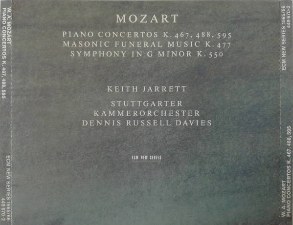 

Mozart: Piano Ctos / Masonic Funeral Music / Sym G Minor (2 CD)
