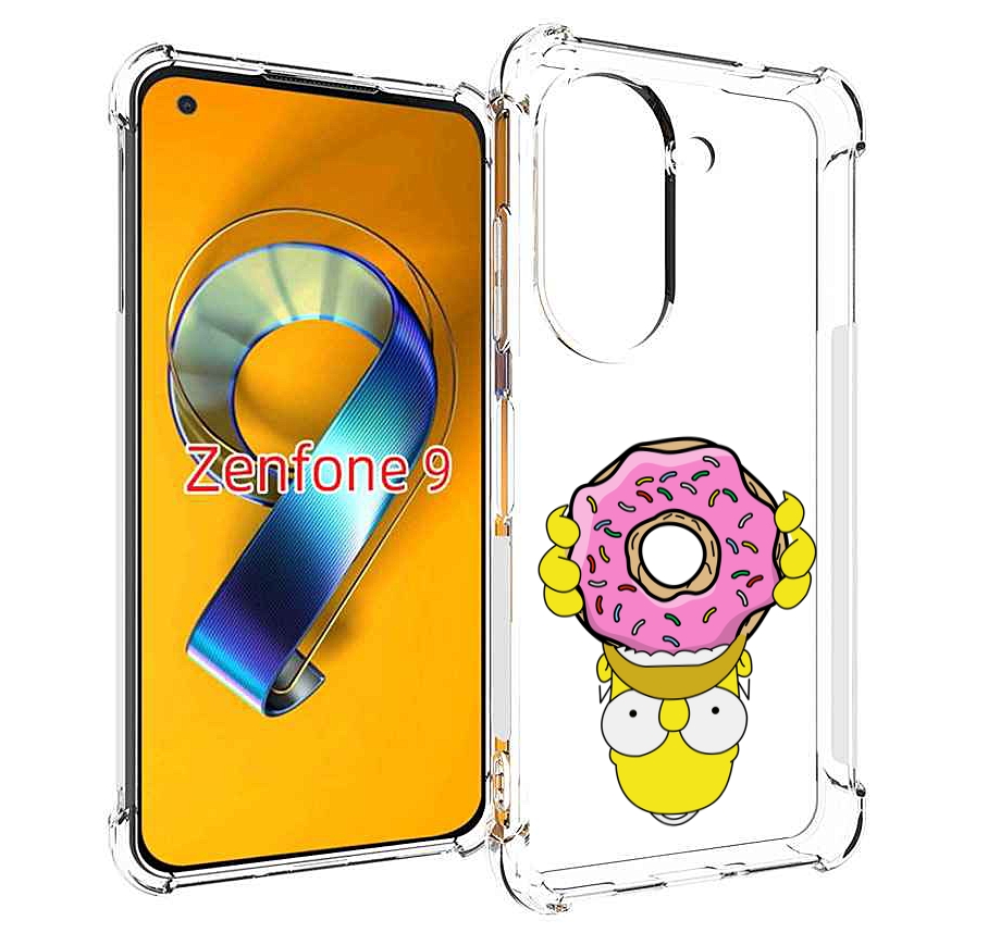 Чехол MyPads большой-пончик для Asus Zenfone 9 (AI2202)