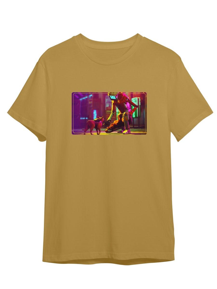 

Футболка унисекс СувенирShop Stray/Стрей 7 желтая S (44-46), "Stray/Стрей" 7