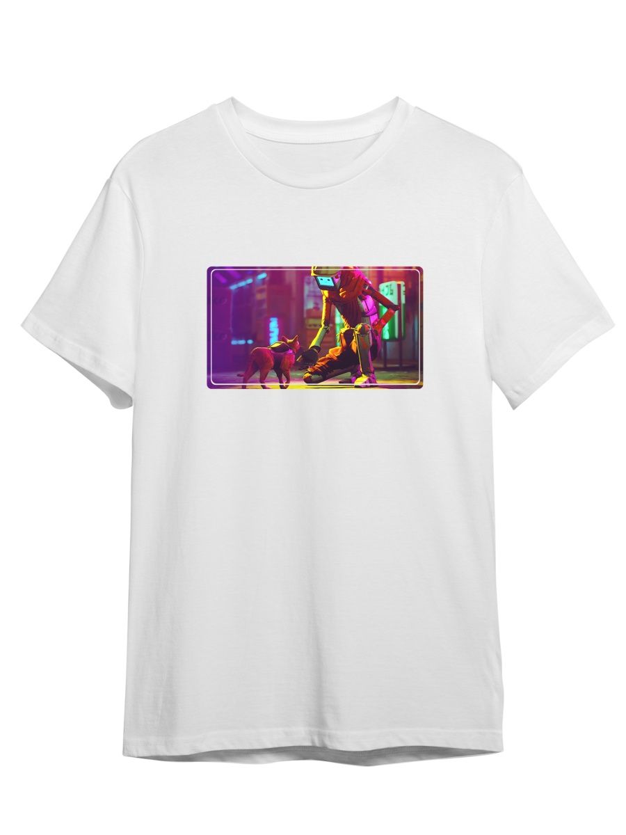 

Футболка унисекс СувенирShop Stray/Стрей 7 белая 5XL (64-66), "Stray/Стрей" 7