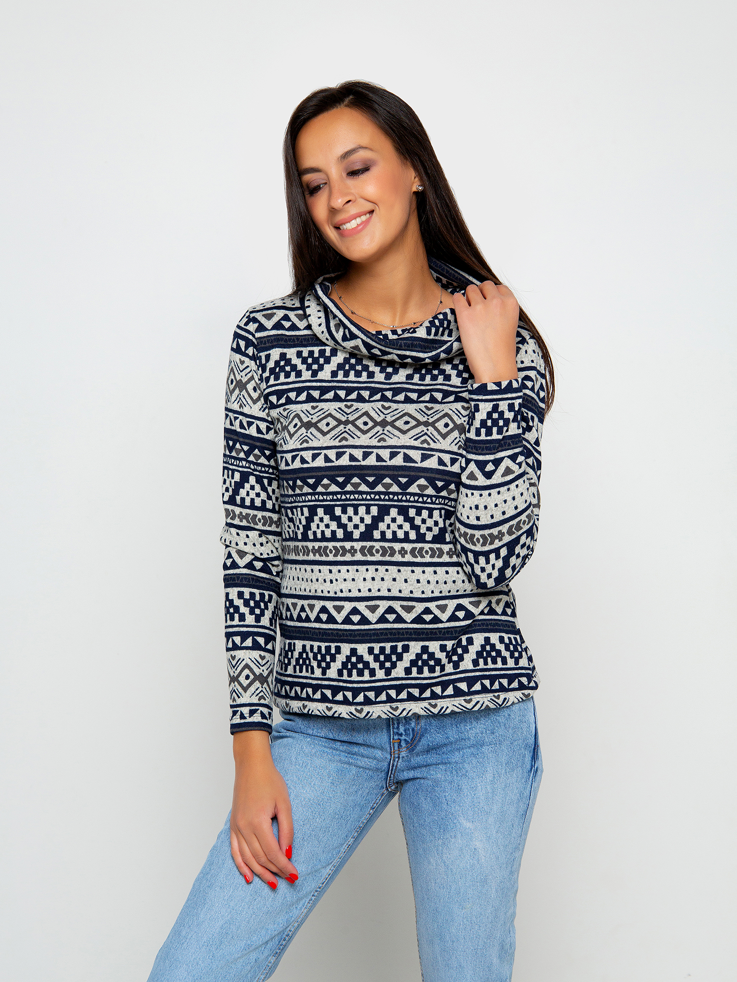 

Джемпер женский RAPOSA 063 синий 56 RU, 063