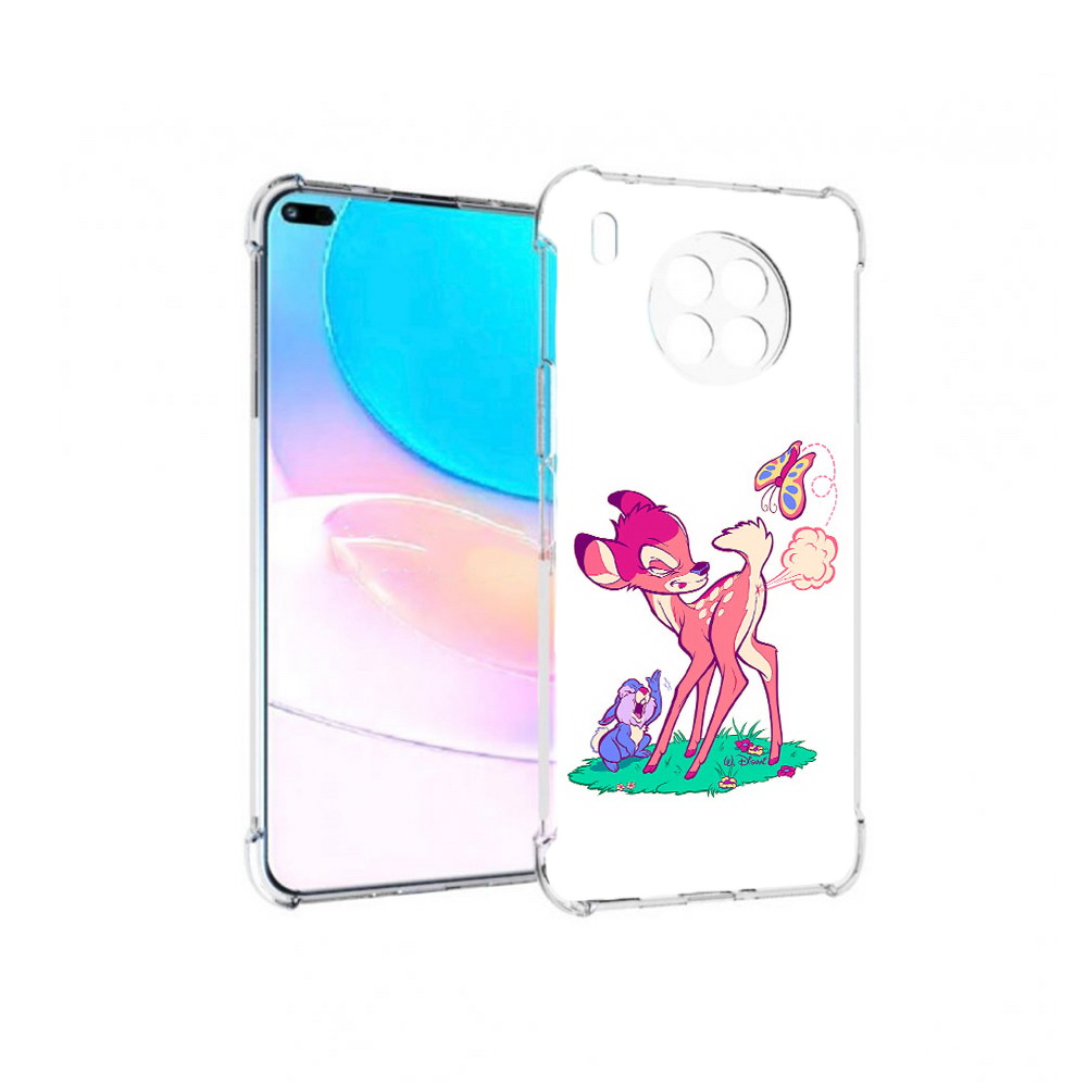 

Чехол задняя-панель-накладка-бампер MyPads смешной олененок для Huawei Nova 8i, Прозрачный, Tocco
