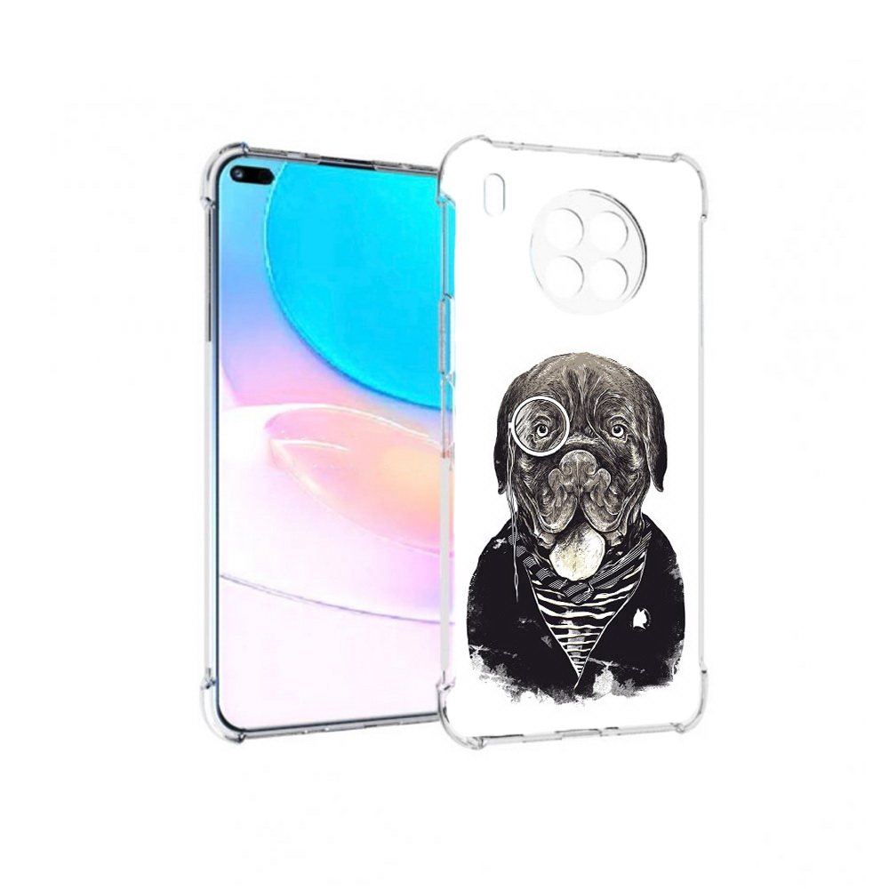 

Чехол задняя-панель-накладка-бампер MyPads солидный песик для Huawei Nova 8i, Прозрачный, Tocco
