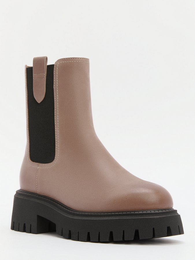 

Полусапоги женские Tendance YS-38067-71 бежевые 36 EU, Бежевый, YS-38067-71