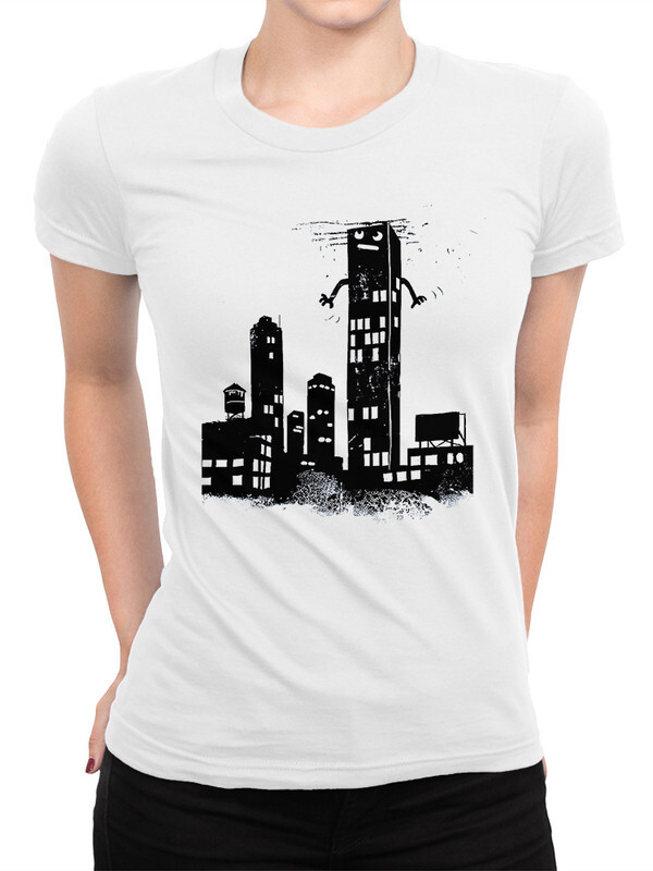 

Футболка женская Dream Shirts Небоскребы белая L, Белый, Небоскребы