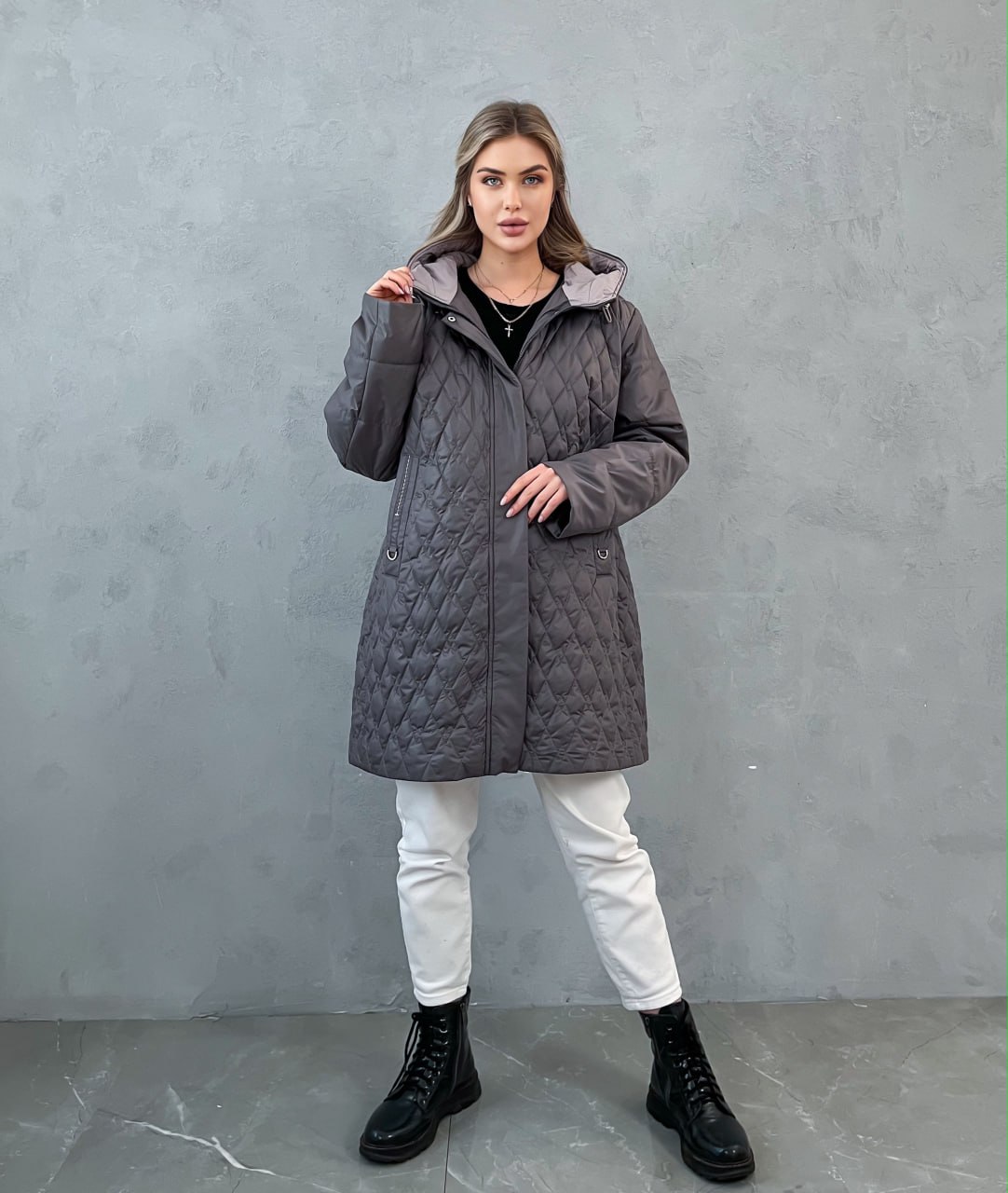 

Куртка женская 335 коричневая 64 RU, Коричневый, 335