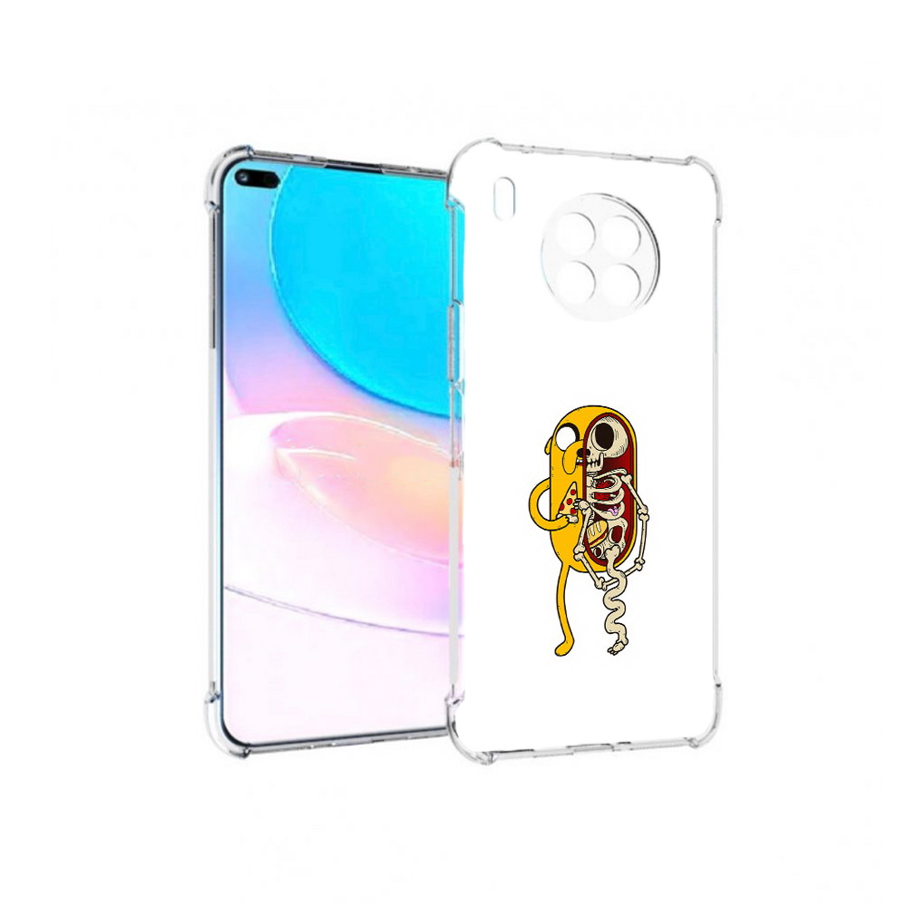

Чехол задняя-панель-накладка-бампер MyPads Джейк скелет для Huawei Nova 8i, Прозрачный, Tocco