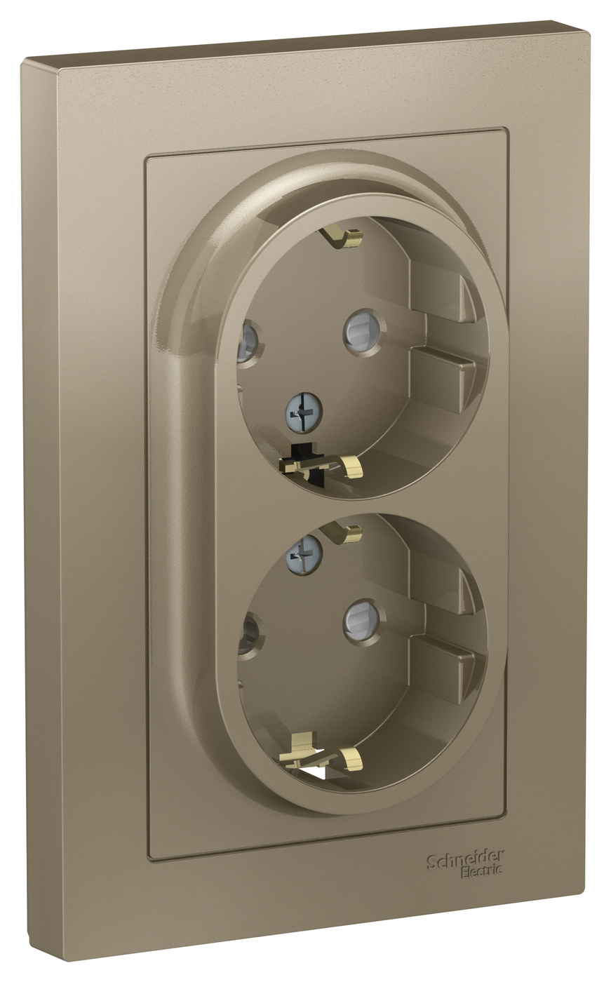 

Розетка Systeme Electric ATN000526.4, 4шт, Золотистый