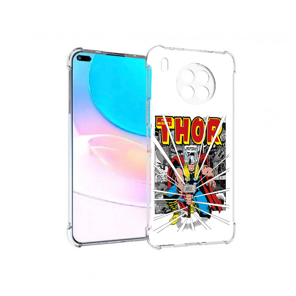 

Чехол задняя-панель-накладка-бампер MyPads тор рисунок для Huawei Nova 8i, Прозрачный, Tocco
