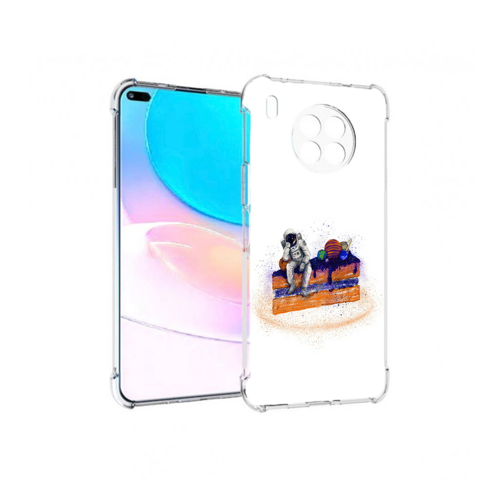 

Чехол задняя-панель-накладка-бампер MyPads торт с планетами для Huawei Nova 8i, Прозрачный, Tocco