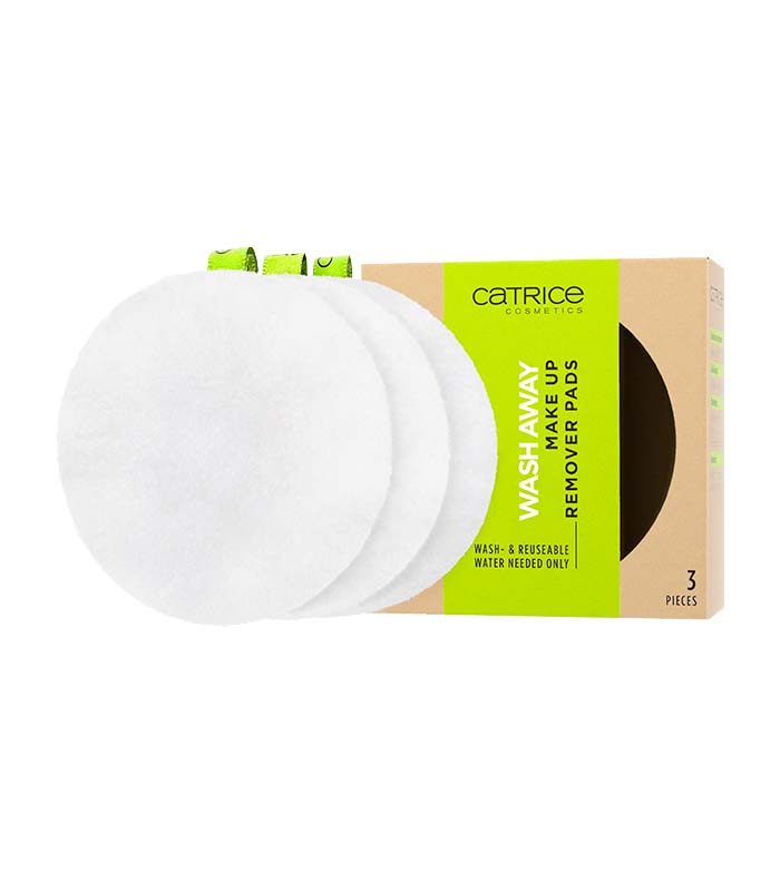 фото Многоразовые салфетки для снятия макияжа catrice wash away make up remover pads