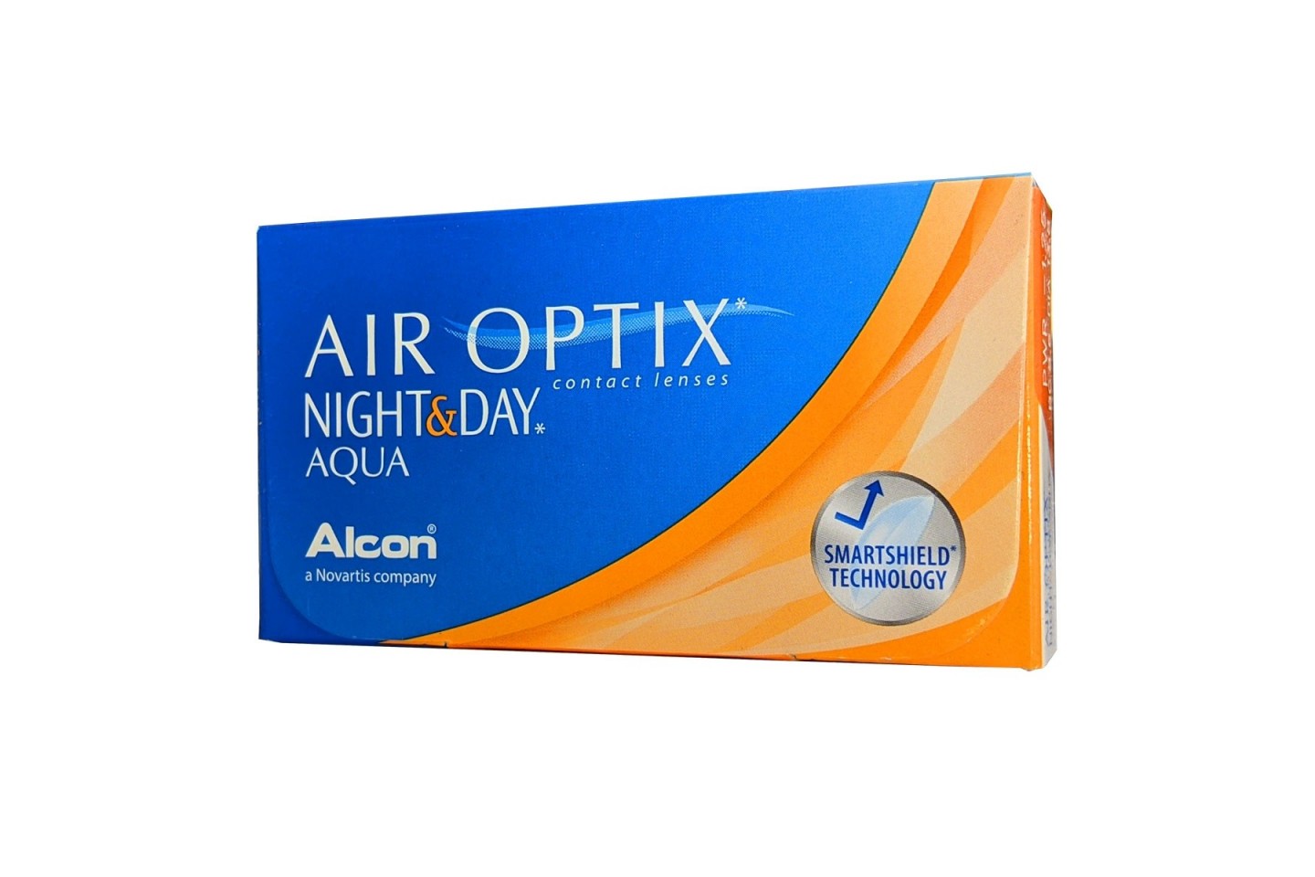 Контактные линзы Air Optix NIGHT & DAY AQUA, 3 линзы, -7,25 R 8,4