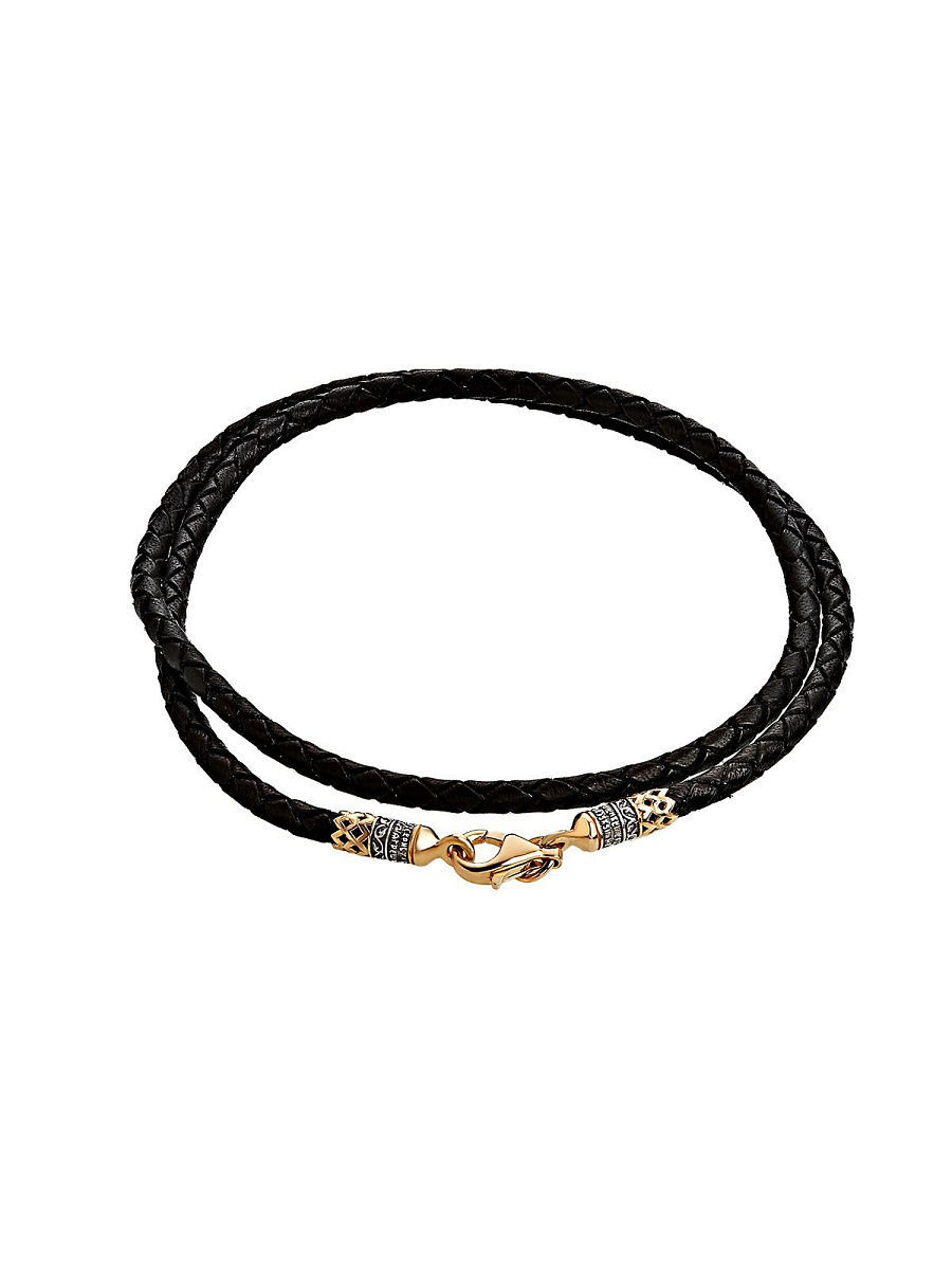 

Шнурок из серебра и натуральной кожи 60 см TOP CRYSTAL 40594001, 40594001