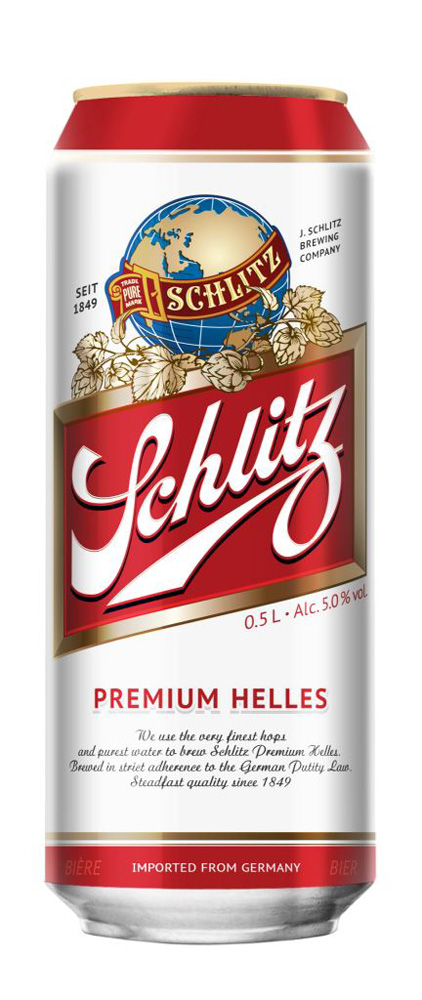 фото Пиво schlitz premium helles светлое 5% 0,5 л