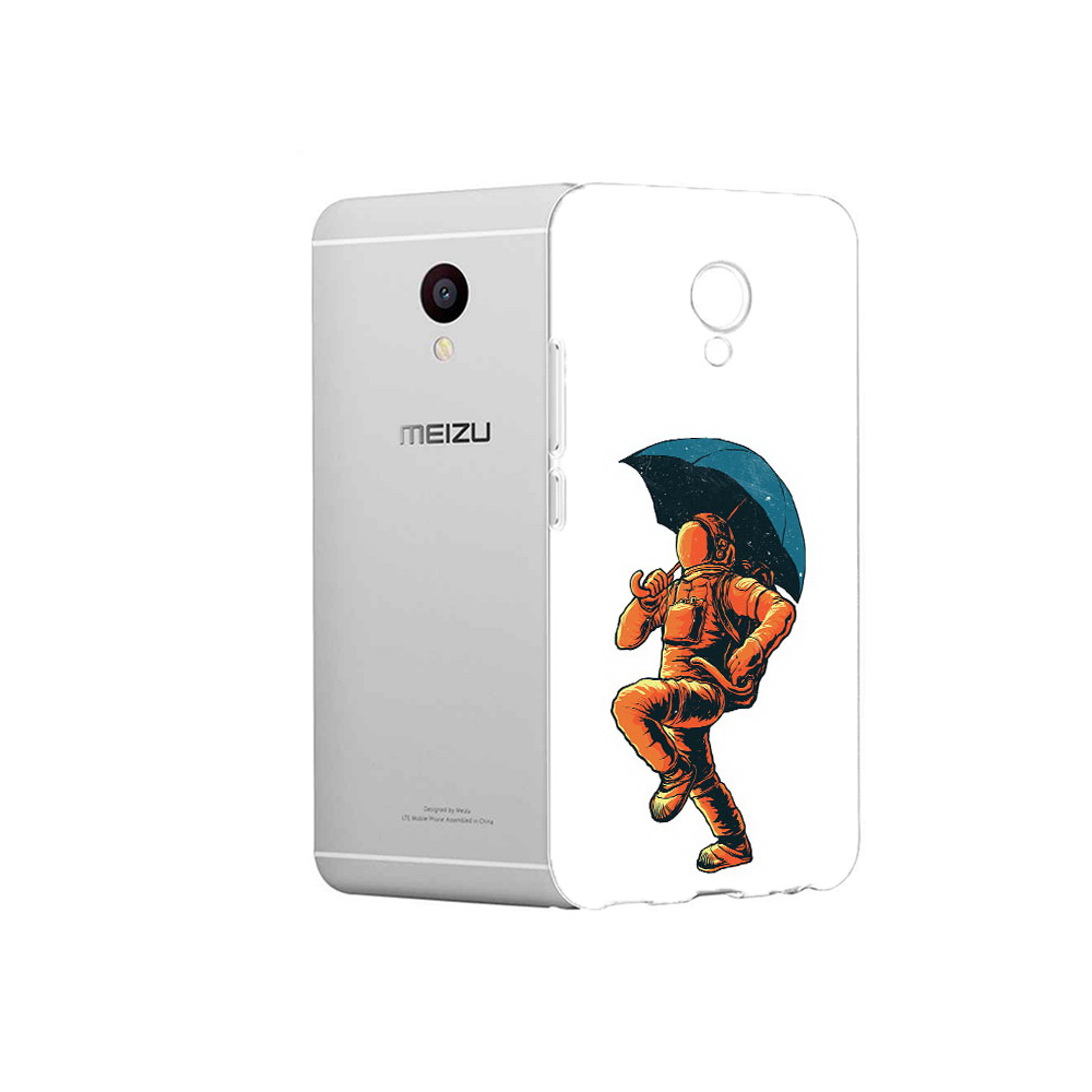 

Чехол MyPads Tocco для Meizu M3 шагающий космонавт с зонтом (PT46043.81.695), Прозрачный, Tocco