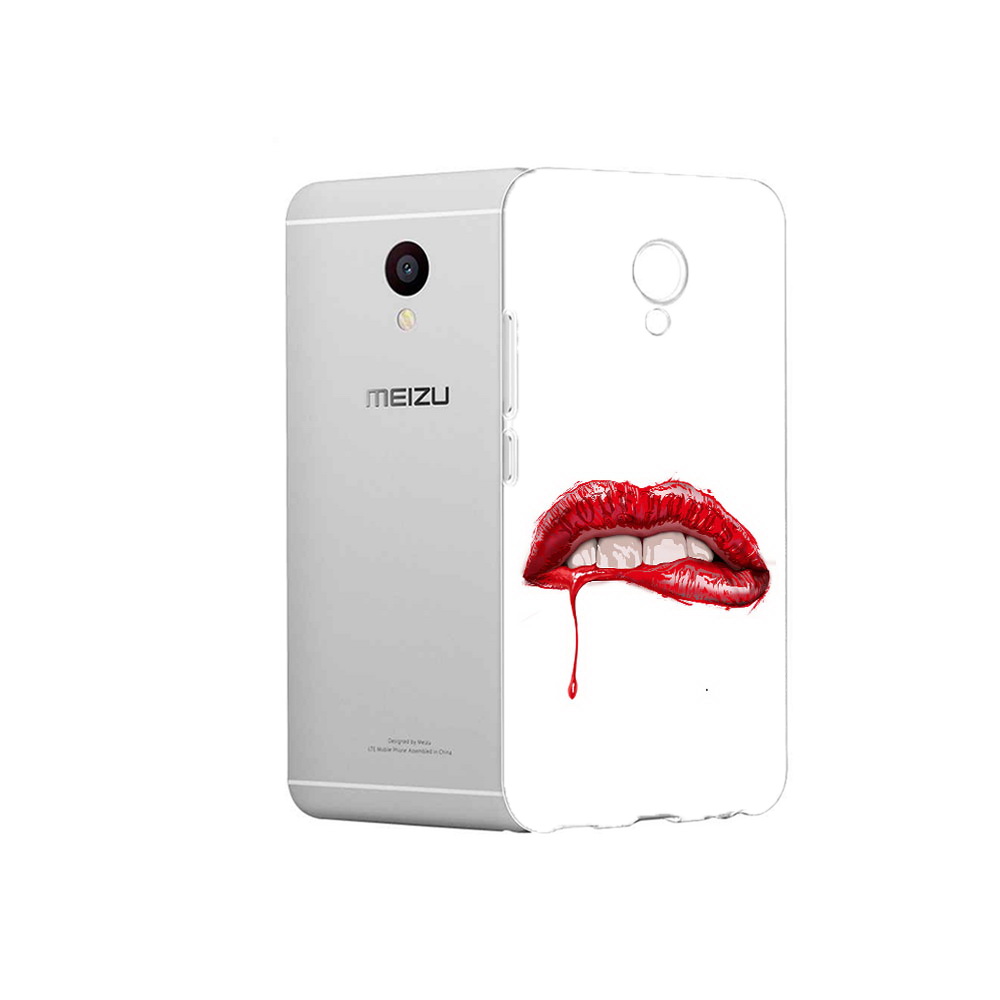 

Чехол MyPads Tocco для Meizu M3 яркие красные губы (PT46043.81.706), Прозрачный, Tocco