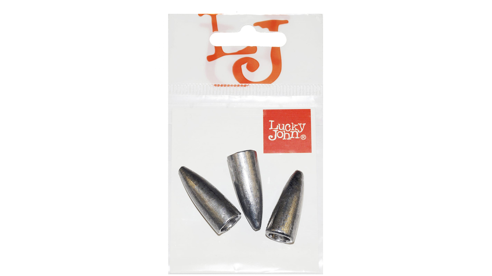 

Груза Lucky John BULLET для оснастки 14г 3шт, Серебристый
