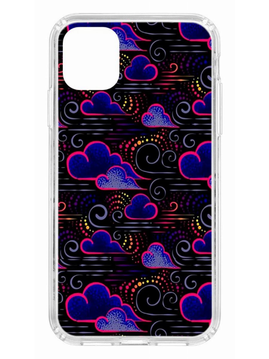 фото Противоударный чехол для apple iphone 11 кruче print dreams прозрачный с рисунком