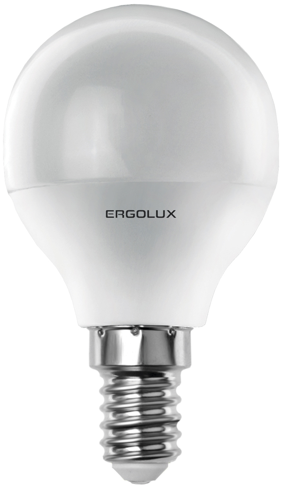 Лампа светодиодная Ergolux LED-G45-7W-E14-4K Шар