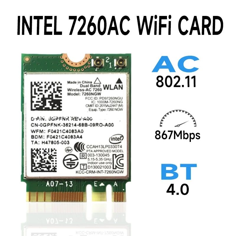 

Приемник Wi-Fi NoBrand M.2 802.11ac, Зеленый;белый