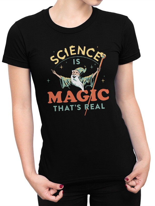 

Футболка женская Dream Shirts Наука - Это Магия черная L, Наука - Это Магия